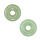 Gemstone Donut Beads / Charm 20mm Green Aventurine