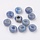 Gemstone Donut Beads / Charm 14mm Blue Aventurine