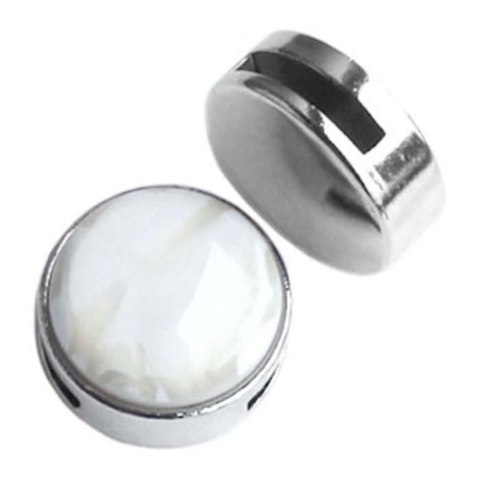 DQ Designer Quality Schuiver Zilver voor Cabochon 20mm