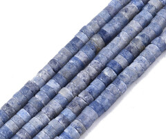 Heishi Edelsteen Disc Kralen Blauwe Aventurijn 4x2mm, streng 145 stuks