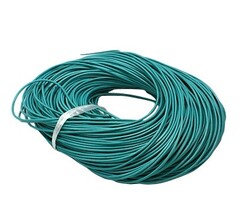 Cowhide Leather Cord 1mm Blue, 3 meter