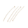 20 stuks Stainless Steel Nietstiften Gold plated met Bolletje 30mm