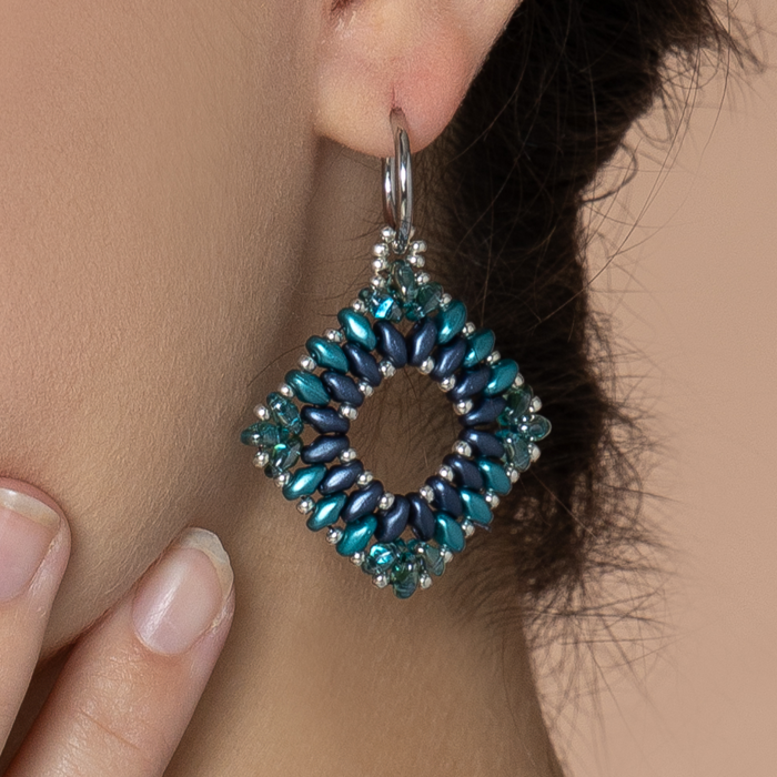 Jewelry set with Super duo beads Inspi605