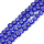 Evil Eye Lampwork Beads Blue 6x2.5mm, strand 50 pieces