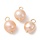 Natural Freshwater Pearl Charm Rose 16~17x8~9x8~8.5mm