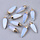 Natural Gemstone Pointed Charm Opalite 25~26x7~8mm