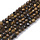 Natural Faceted Gemstone Beads Tiger eye 3mm, strand 120 pieces