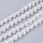 Natural Faceted Gemstone Beads Quartz Crystal 3mm, strand 90 pieces