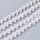 Natural Faceted Gemstone Beads Quartz Crystal 3mm, strand 90 pieces