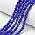 Faceted Beads 4x3mm Royal Blue, 120 pieces