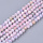 Natural Faceted Gemstone Beads Morganite 3mm, strand 110 pieces