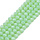 Faceted Glassbeads Pale Green 4x3mm, strand 100 pieces