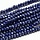 Faceted Glassbeads Midnight Blue Shine 3x2mm, strand 120 pieces