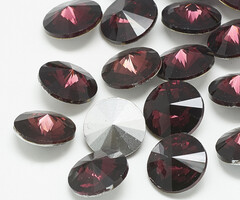 Puntsteen Bordeaux Rood 6mm