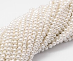 Parelmoer Schelp Kralen 4mm, streng 80 stuks