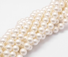 Parelmoer Schelp Kralen 8mm, streng 40 stuks