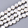 Natural Shell Beads Heart 6x3mm, strand 50 pieces