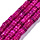 Natural Dyed Shell Disc Beads Fuchsia 6x6x1~2.5mm, strand 180 pieces