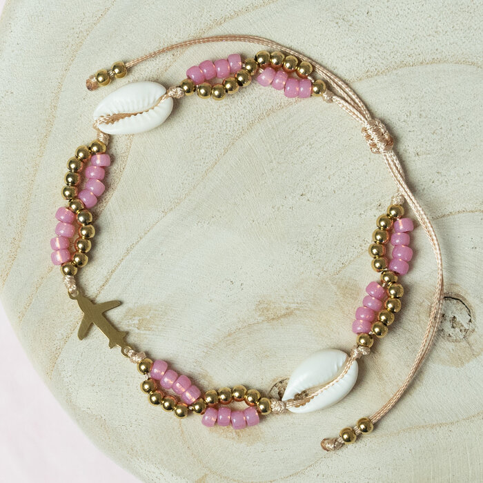 Colorful bracelet/anklet with Miyuki seed beads Inspi620