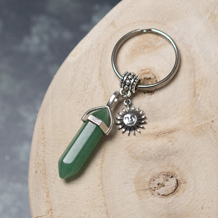 Sleutelhanger en/of tashanger maken met een edelsteen bullet