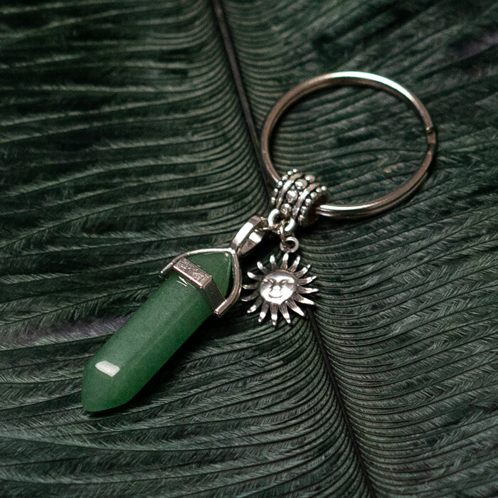 Making a keychain or bag pendant with a gemstone bullet