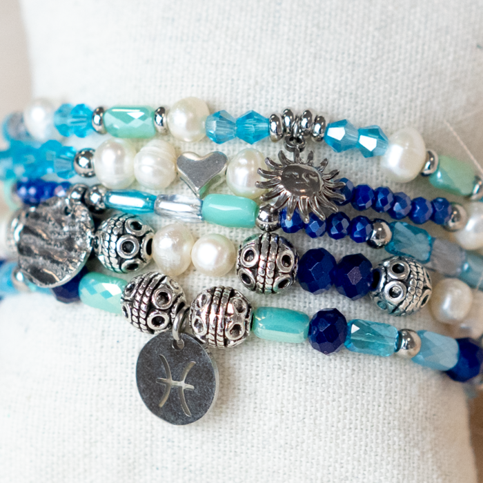 Facet Glaskralen Electroplate Rechthoek Blauw 6.6x4.4x3mm, streng 60 stuks