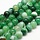 Dyed Agate Beads Green 8mm, strand 40 pieces