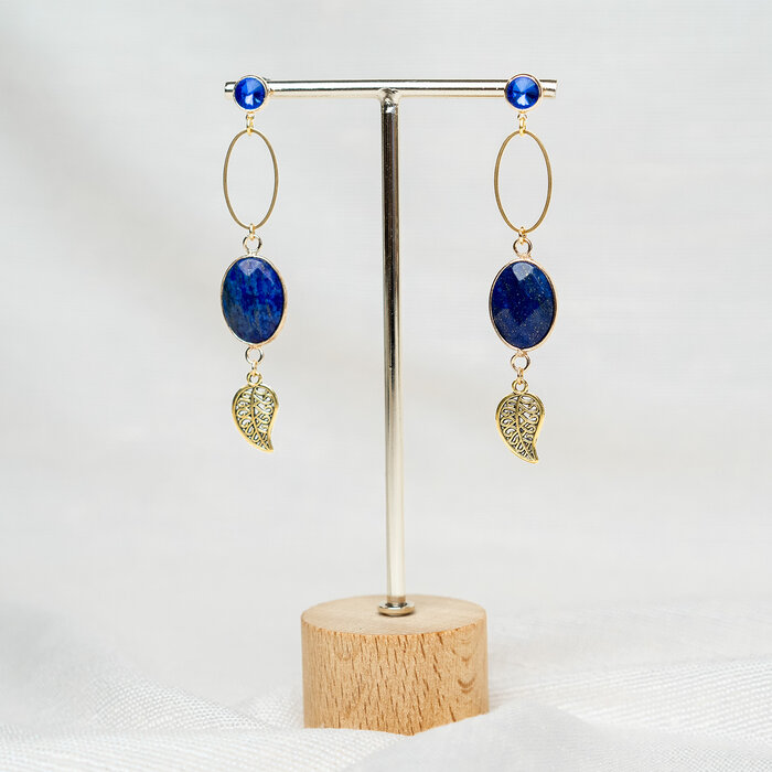 Armband, Oorbellen en Ketting van Lapis Lazuli Inspi648