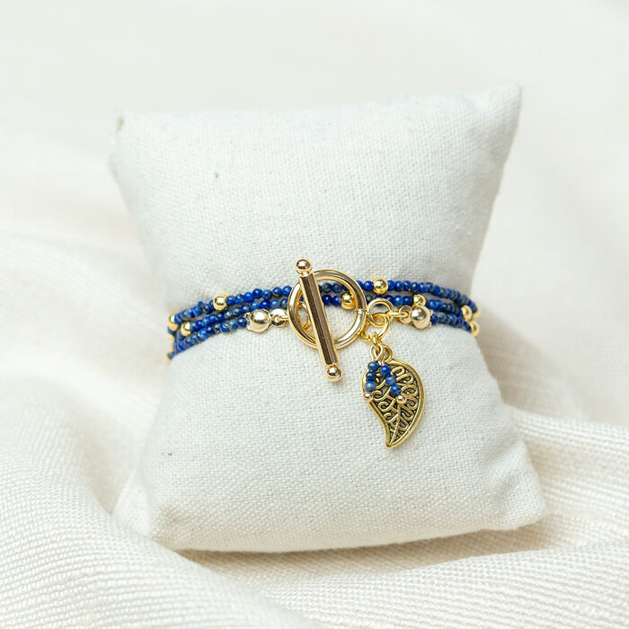 Armband, Oorbellen en Ketting van Lapis Lazuli Inspi648