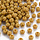 Acrylkralen 6mm Camel Bruin, 100 stuks