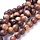 Natural Wooden Beads Brown 8mm, strand 45 pieces