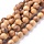 Natural Houten Kralen Licht Bruin 8~8.5mm, streng 45 stuks