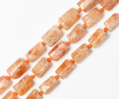 Sun Stone Natural Gemstone Beads ~7x10mm, strand 30 pieces