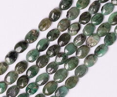 Smaragd Natural Edelsteen kralen ovaal 6~8x4~6mm, streng 50 stuks