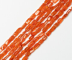 Carnelian Natural Gemstone Beads ~6x4mm, strand 60 pieces