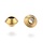 Stainless Steel Spacer Beads 4x2mm Goud, 15 stuks