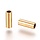 Stainless Steel Spacer Beads Tube 8x3mm Goud, 8 stuks