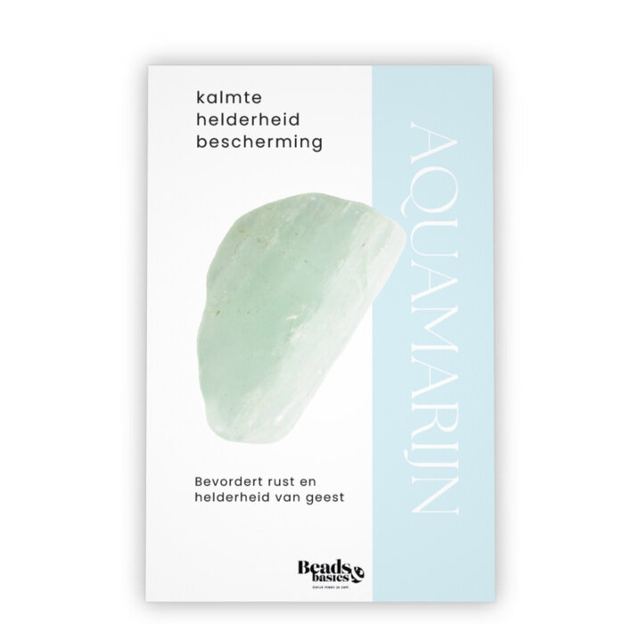 Edelsteen Kaartje Aquamarijn