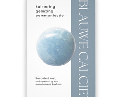 Edelsteen Kaartje Blauwe Calciet