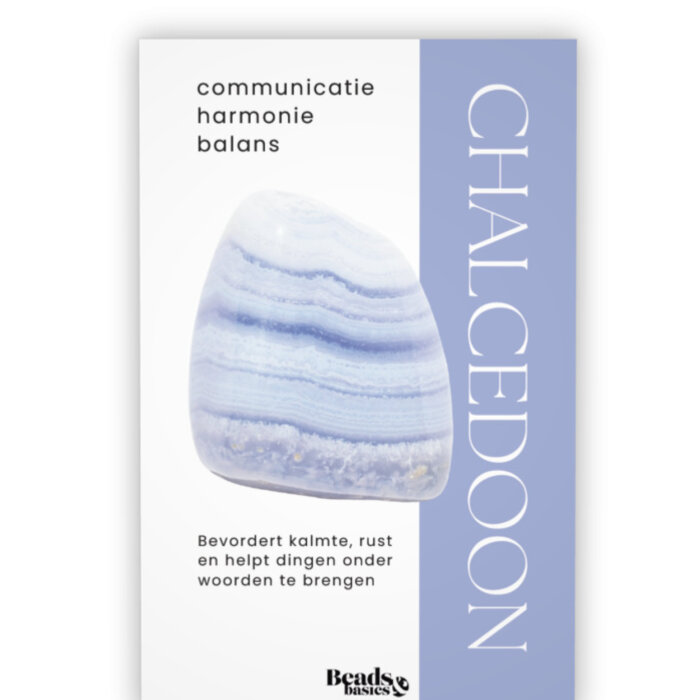 Edelsteen Kaartje Chalcedoon