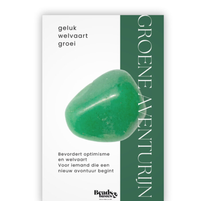 Gemstone Card Green Aventurine