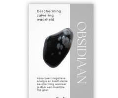 Gemstone Card Obsidian