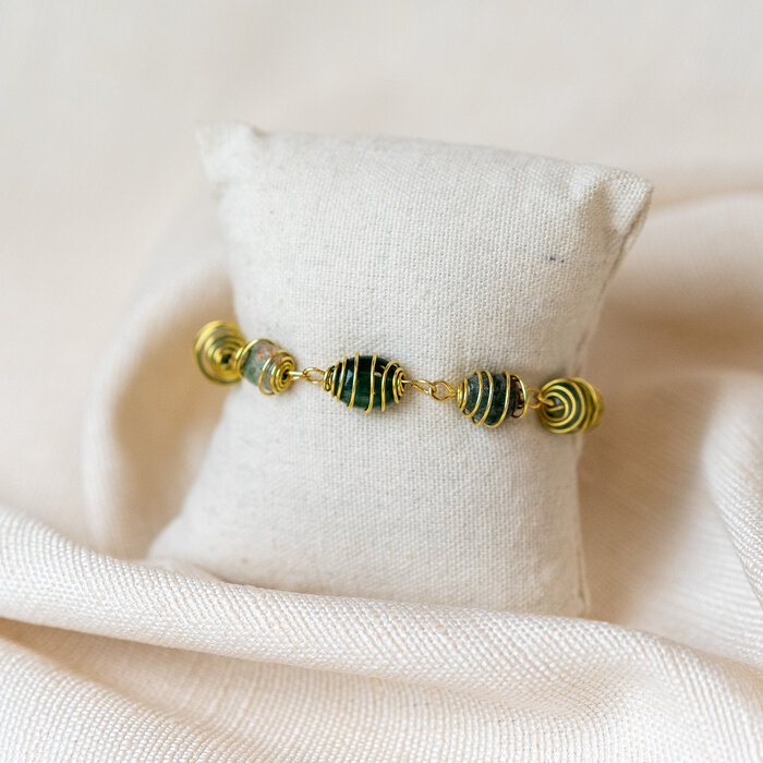 Easy Wire Wrap Bracelet with Copper Wire Inspi658