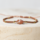 Simple Knotting a Macrame Bracelet with Gemstone