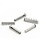 Magnet Clasp Silver Colour 5 Rows 30x10mm, 2 pieces