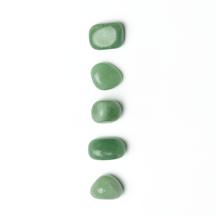 Green Aventurine Gemstone Tumblestone 15~17x7~13x13~15mm