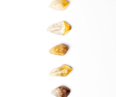 Citrine Gemstone Raw 24~31x12~16x15~19mm