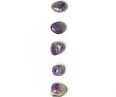 Amethyst Gemstone Tumblestone 11~20x9~14x13x17mm