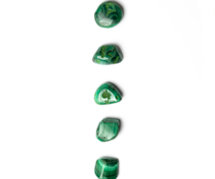 Malachite Gemstone Tumblestone 18~25x14~16x15~18mm