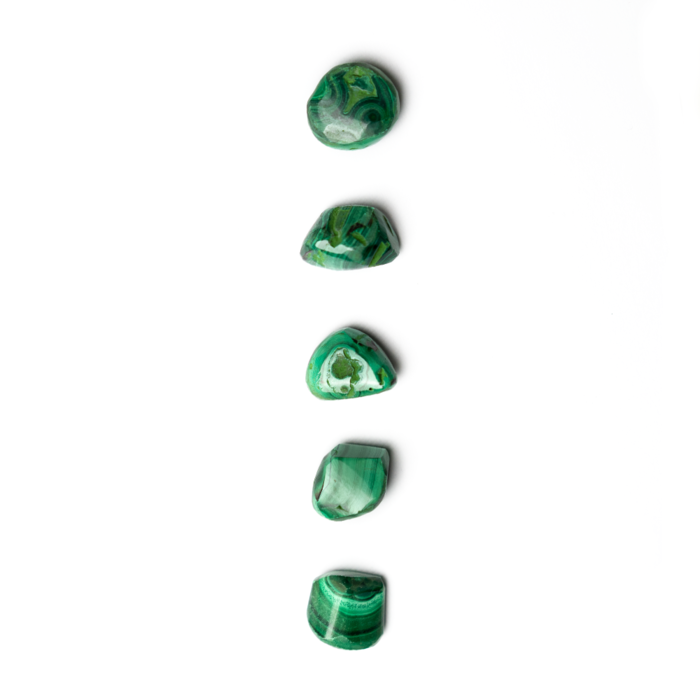 Malachite Gemstone Tumblestone 18~25x14~16x15~18mm